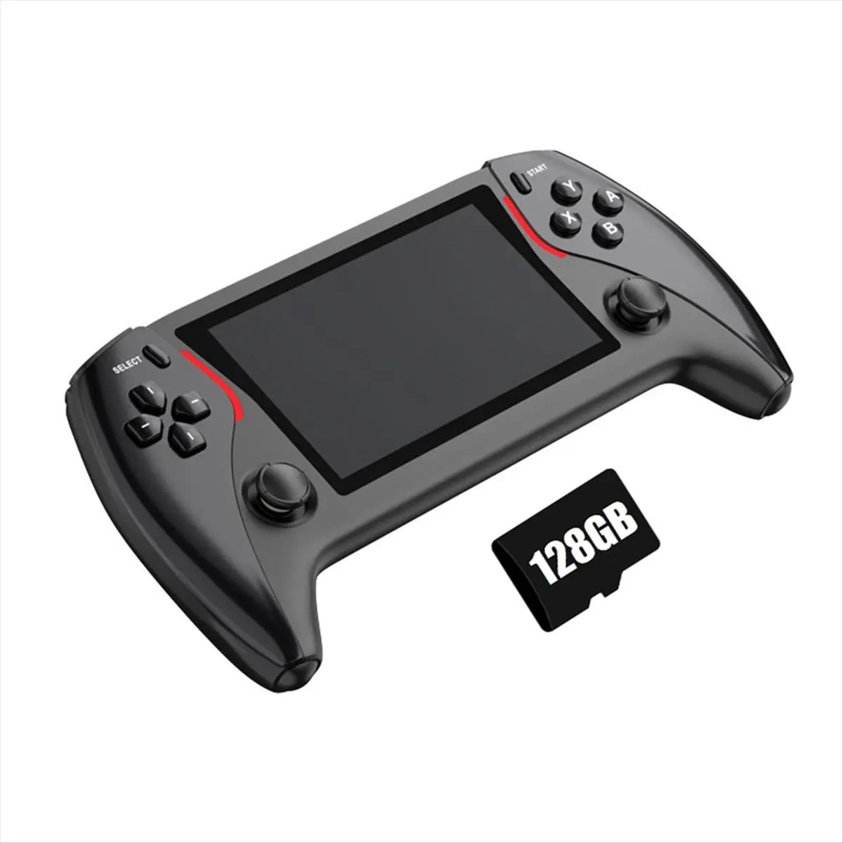 【DT56】PROJECT X PRO Handheld Video Game Console 128G+20000 Games 4.3-Inch Display 3D Stereo Sound Support 20+Simulators A
