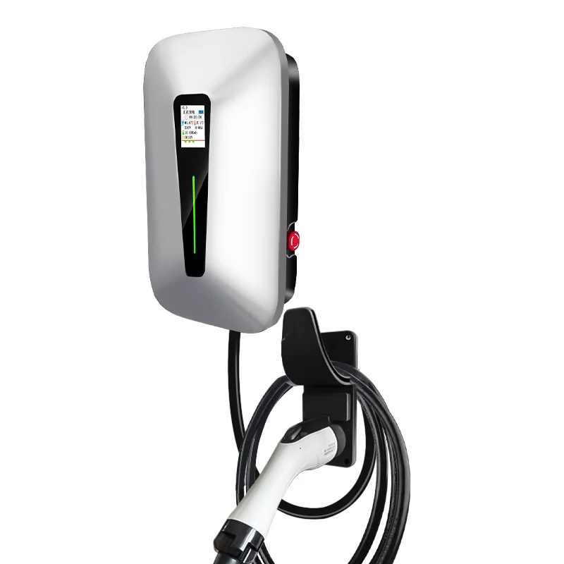 

Screen Ac Current Electric Vehicle Car Charging Station App Wifi Control Ac Ev Charger Home Evse Wallbox