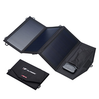 ALLPOWERS Solar Charger 5V / 18V Foldable solarpanel With USB Port, 21W Home Backup / Outdoor Emergency Power for all phones