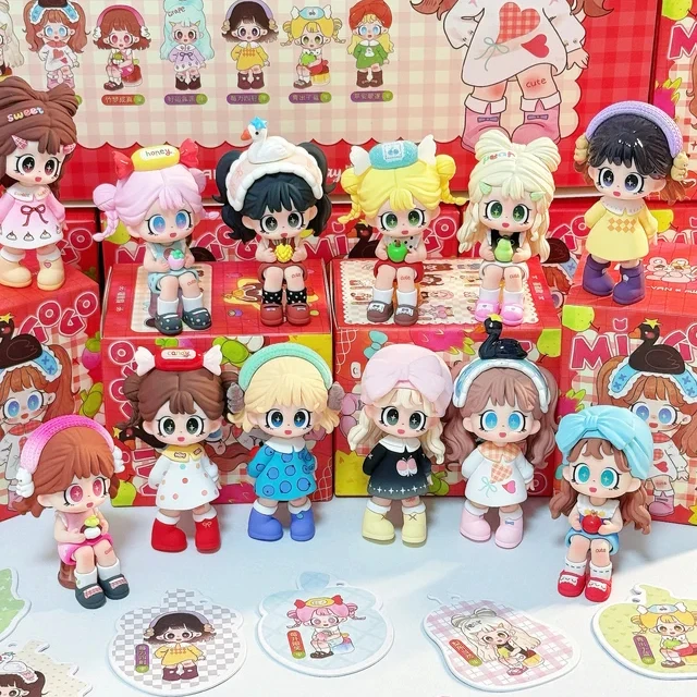 

Milay MiGoGo Series Blind Box Milay Action Figure Surprise Bag Cute Girl Anime Figurine Mystery Box Decor Collectible Model Toys