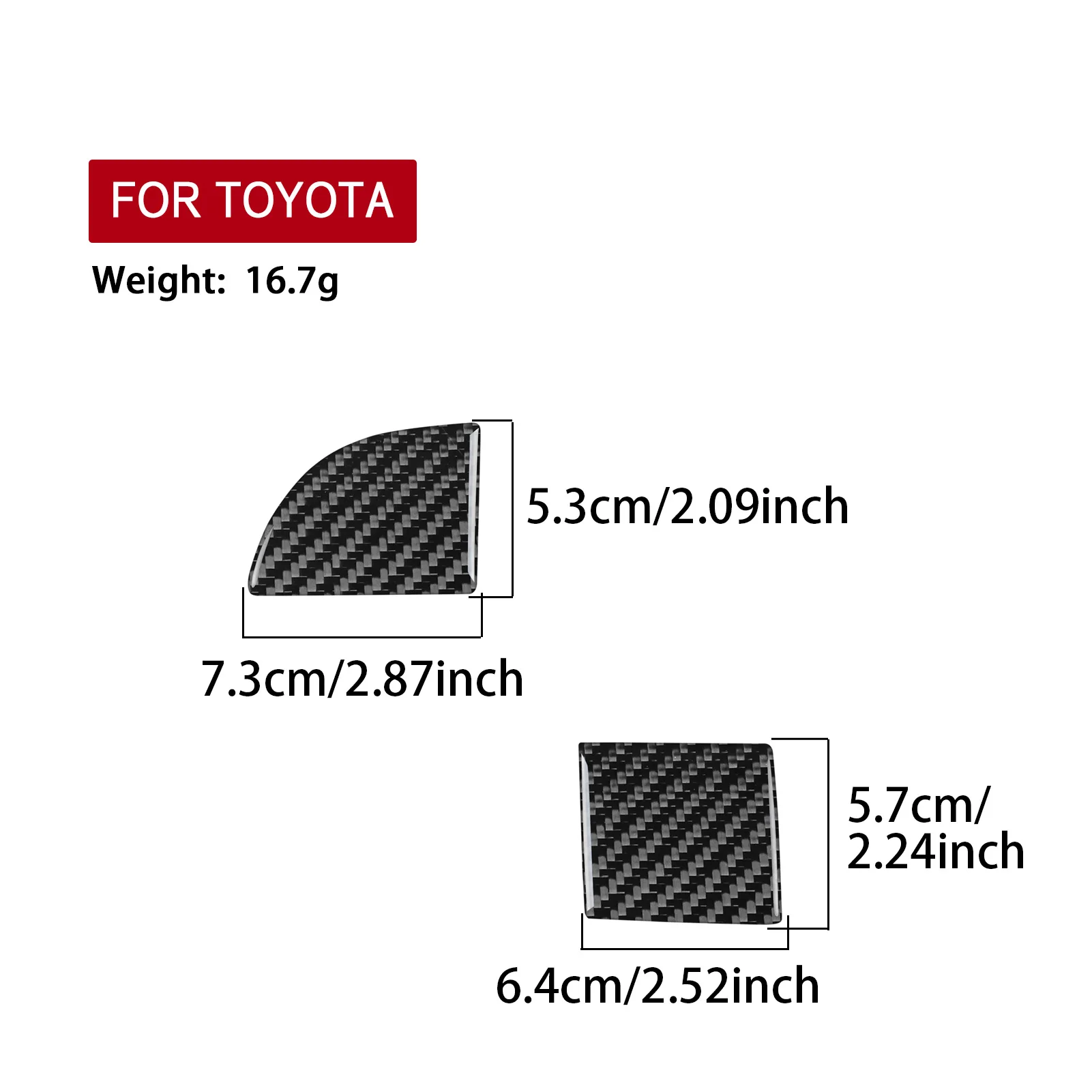 For Lexus LX470 For Toyota Land Cruiser 1998-2002 Carbon Fiber Glove Storage Both Sides Panel Cover Trim Car Accessories Sticker view 5