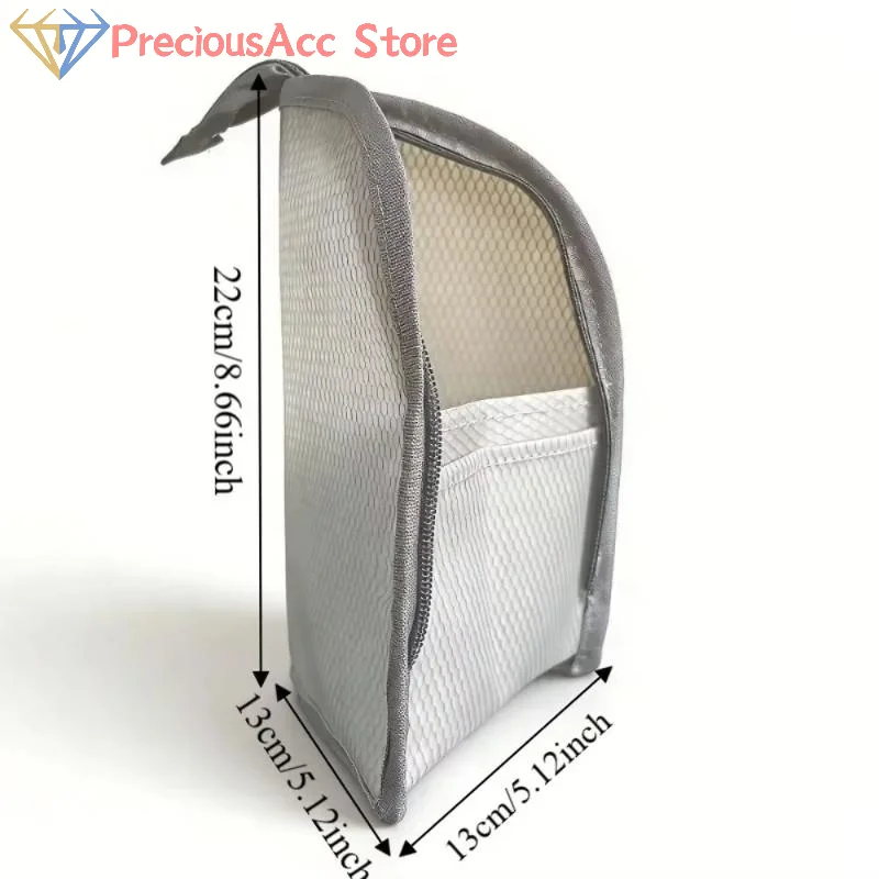 .Hot Sale-Large Capacity PVC Cosmetic Bag Waterproof Space Saving Toothbrush Toiletry Pouch Zipper Closure Vertical Design