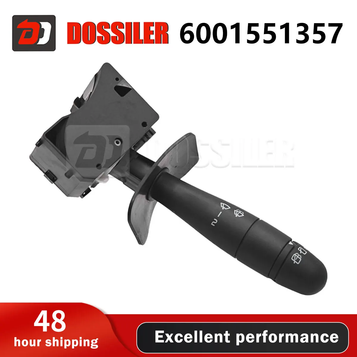 6001551357 Dossiler New Car Steering Column Indicator Switch for Dacia Logan Express Mcv Pickup Sandero Windshield Wiper Switch