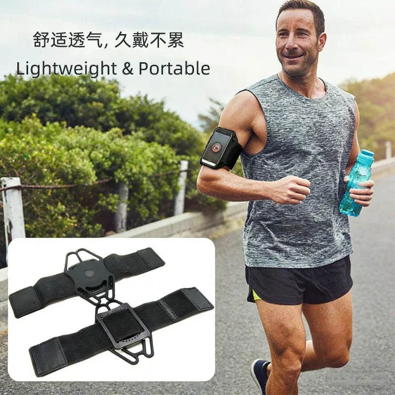 360° Rotatable Sports Armband for Phones, Adjustable Breathable Wrist Strap Holder for Running, Cycling, Fitness, Live Streaming