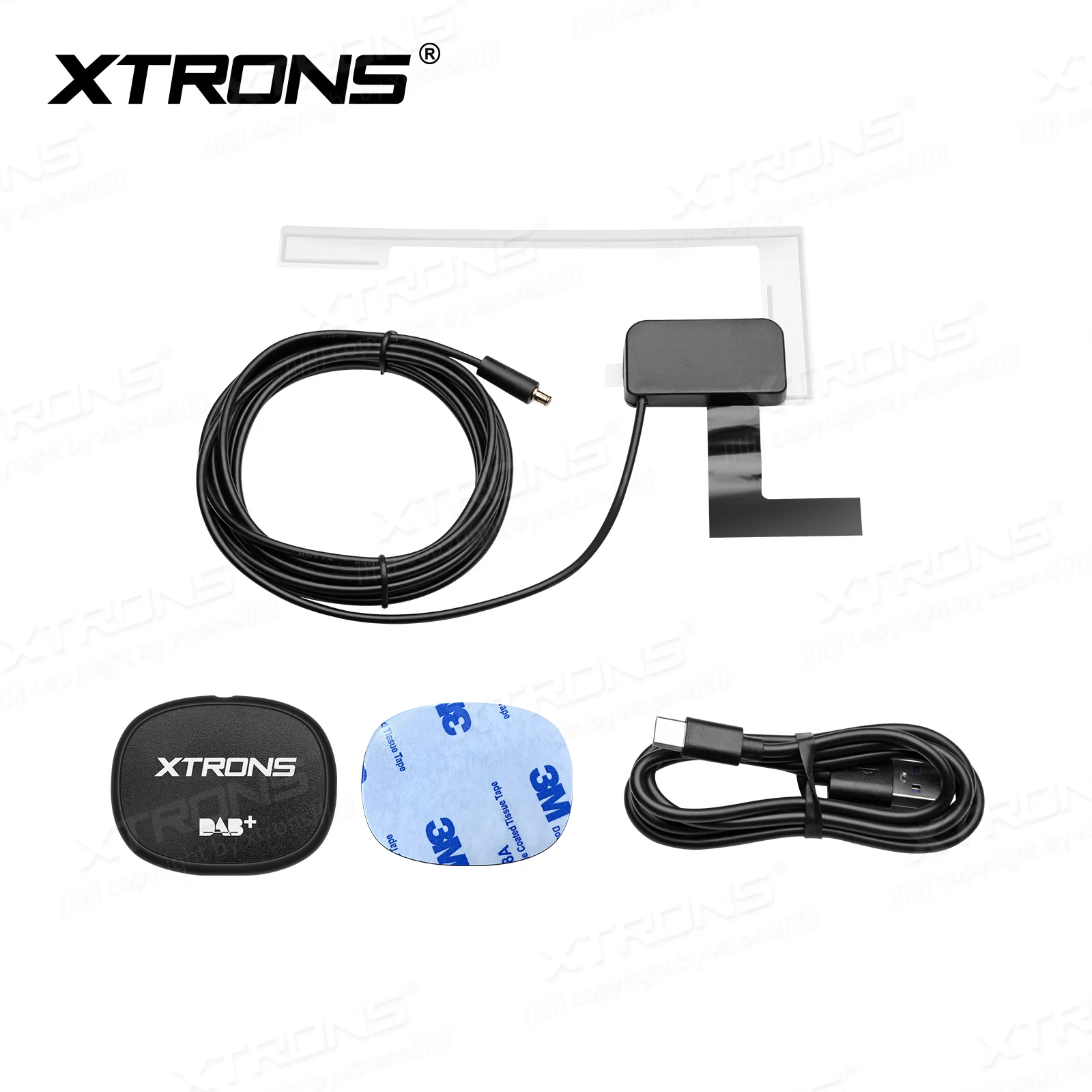 XTRONS DAB+ Digitale Radio USB Dongle voor Android Autostereo Eenvoudige Installatie Plug and Play ACUSBDAB06 MCX Antenne-interface