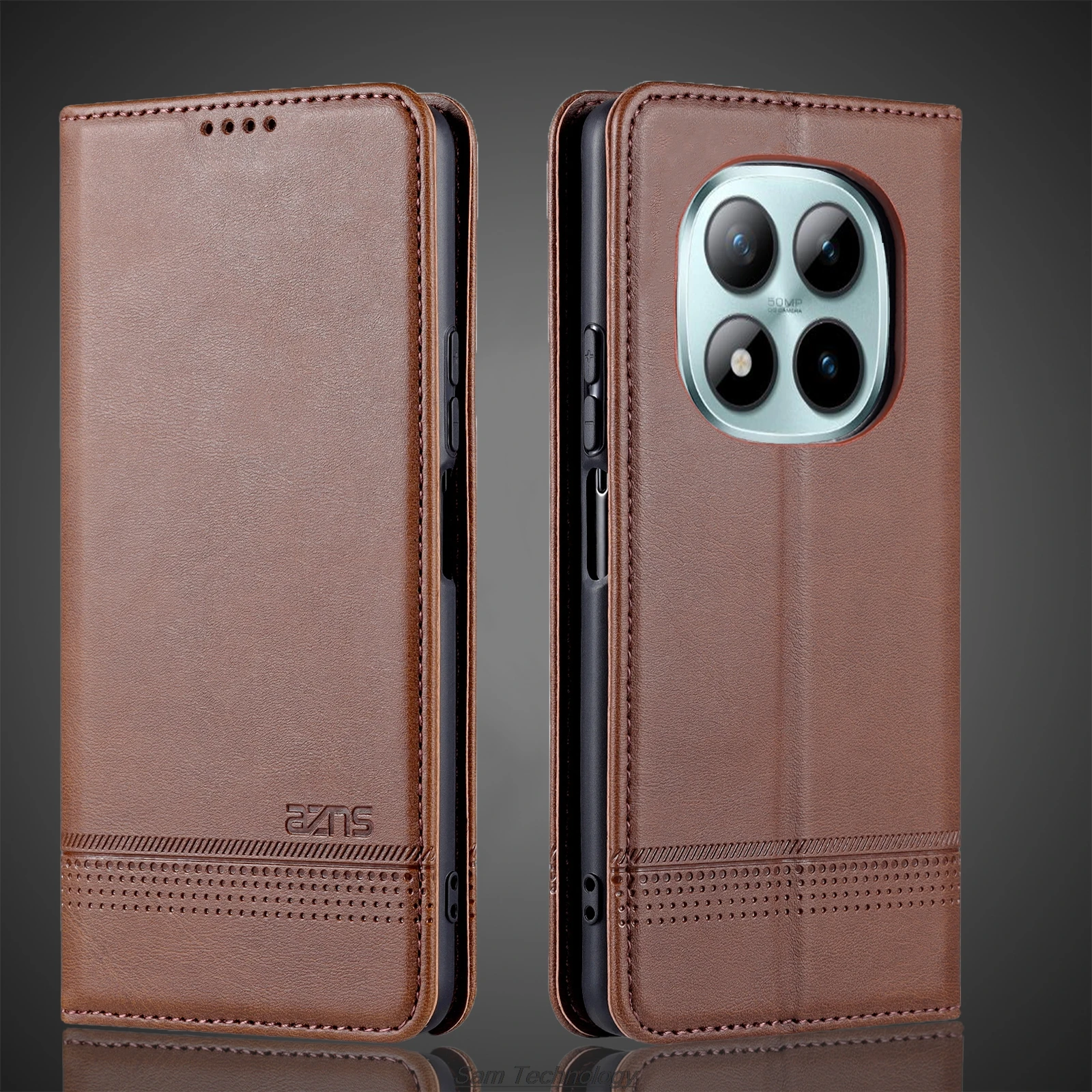 

Magnetic Adsorption Pu Leather Fitted Case for Xiaomi Redmi Note15 /Redmi Note 15 Pro+ Plus 5G Flip Cover Case Capa Fundas Coque