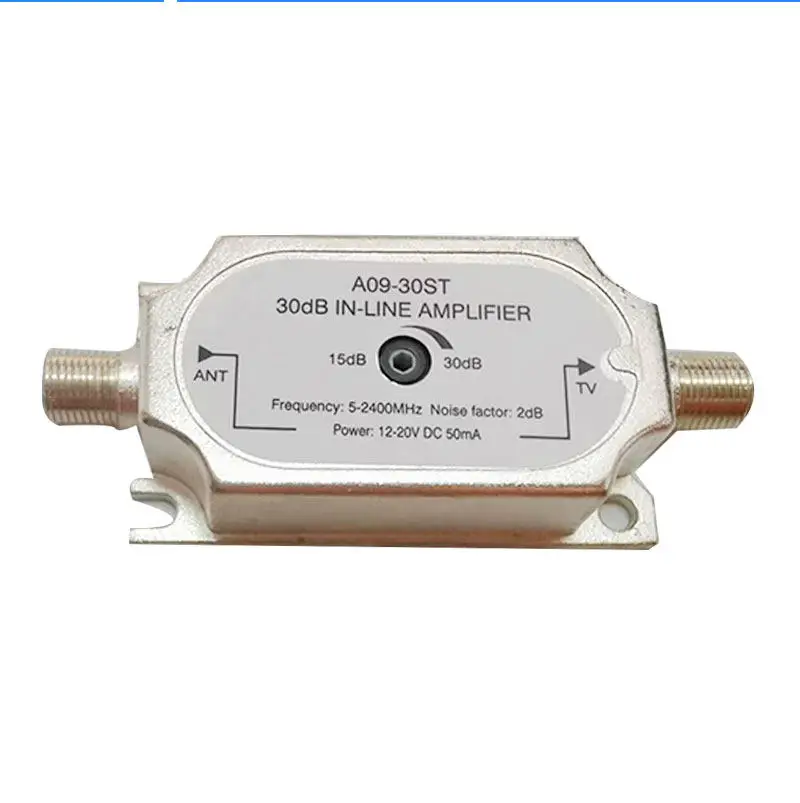 A09-30ST Signal Amplifier, In-line Circuit, Signal Amplifier Gain 30dB Adjustable
