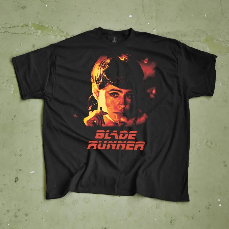 Blade Runner T-Shirt – 80s Cyberpunk Movie, Distressed Retro Tee Four season popular unisex cotton T-shirt