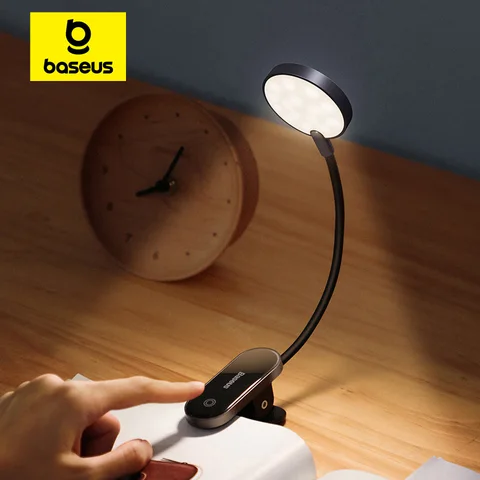 Baseus Mini Clip Lamp - Компактная настольная лампа с креплением — внешний вид товара