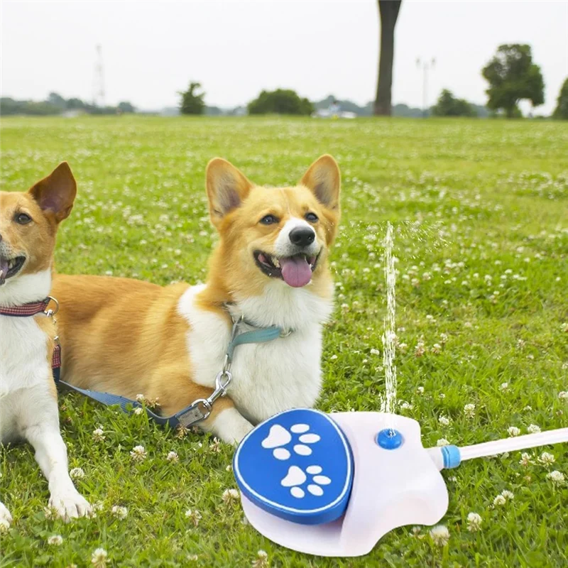 

AEA4-Dog Water Fountain Step On,Easy Activated Dog Water Fountain - Dog Water Toy Drinking Sprinkler