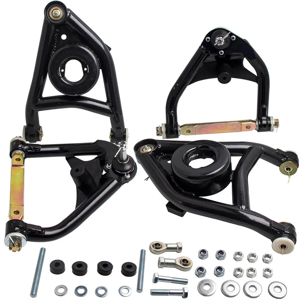 MAXPEEDINGRODS Front Tubular Control Arms A Body For GMC Sprint Truck 1970-1972 Heavy Duty Set