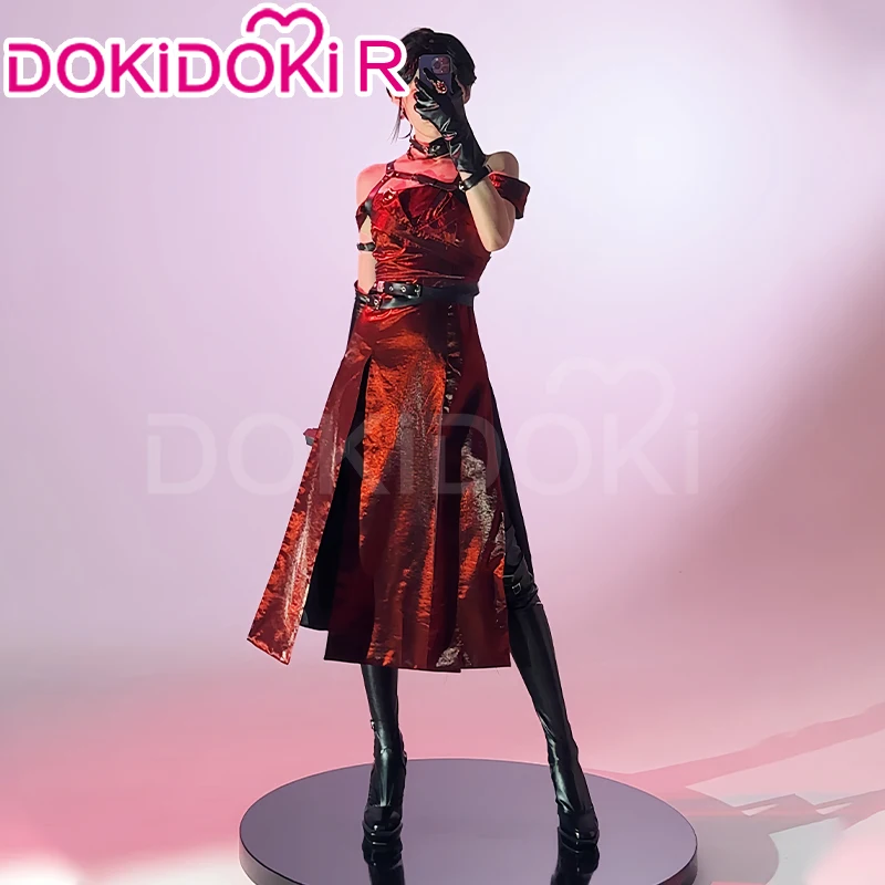 IN STOCK Enchanting Veil Heroine Cosplay Costume Game Love and Deepspace【S-2XL】DokiDoki-R Women Red Dress Qinche Sylus Plus Size