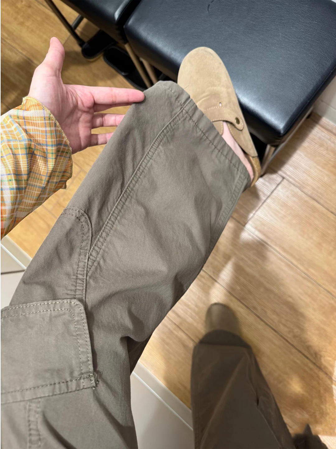 

Retro American Sle Diagonal Cut High Waist Wide Leg Work Pants Men's CleanFit Slimming Hip Enhancing Autumn Casual Trousers