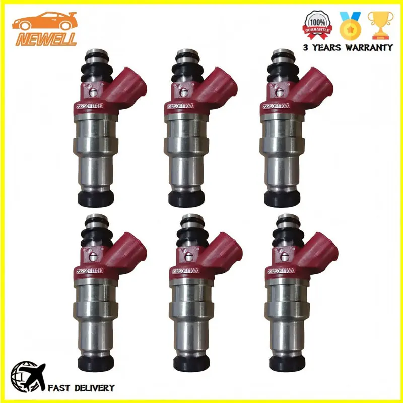 

4/6pcs 23250-11070 23209-11070 Fuel Injector For Toyota Camry Avalon Cynos Mark2 Windom For LEXUS GEN ES300 3.0L 1998-1999 1MZFE