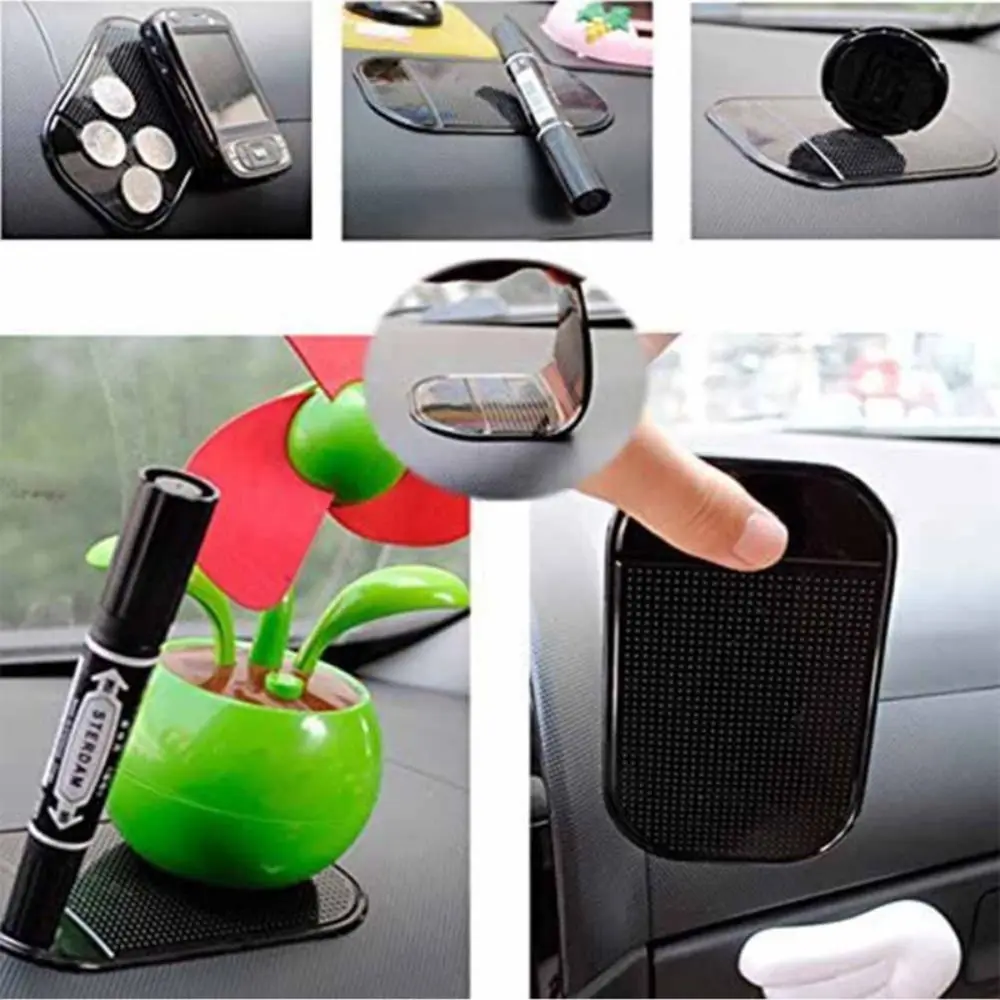 Non-Slip Car Dashboard Anti Slip Sticky Mat Universal Auto Holder Car Anti-Slip Pad Silicone Interior Dashboard Phone Mount