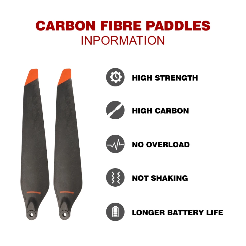 Carbon Folding Propeller 1671F for DJI Matrice 30 / M30 / M30T - Low Noise & Power Saving Replacement Blades, Drone Repair Parts