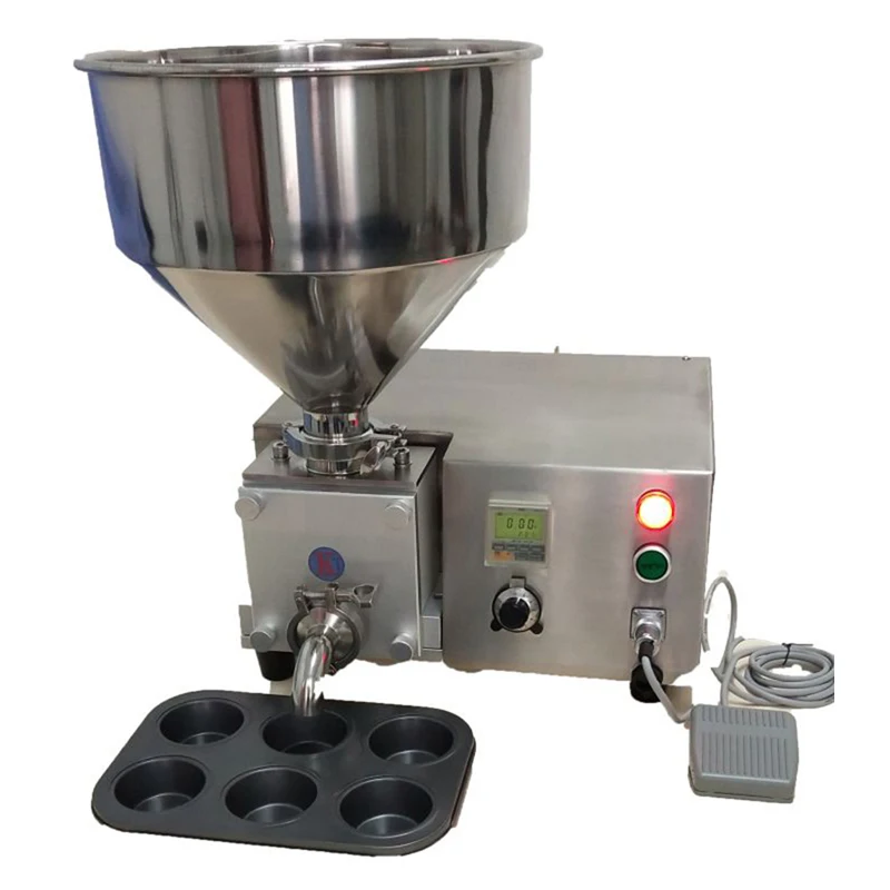 PBOBP Commercial Manual Squeeze Cream Filling Machine Cream Filling Machine Latin Fruit Filling Equipment Puff Filling Machine