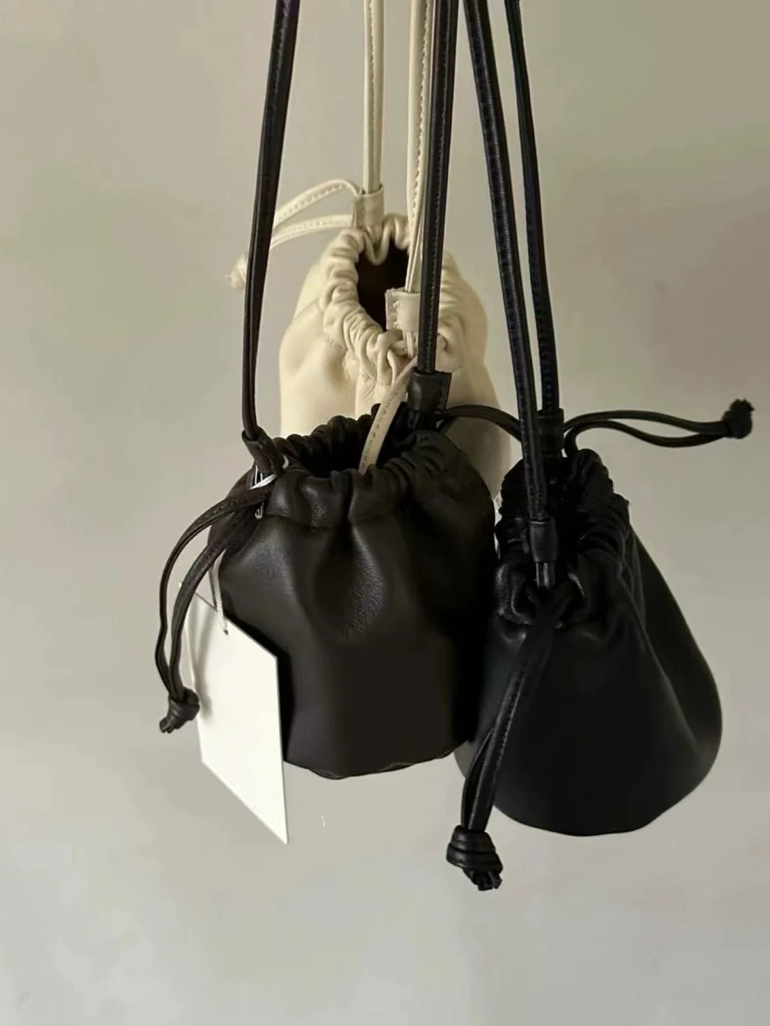 

2025 Новая ретро модная кожаная сумка через плечо из овчины, корейский дизайн, высококачественная сумка на весну и лето