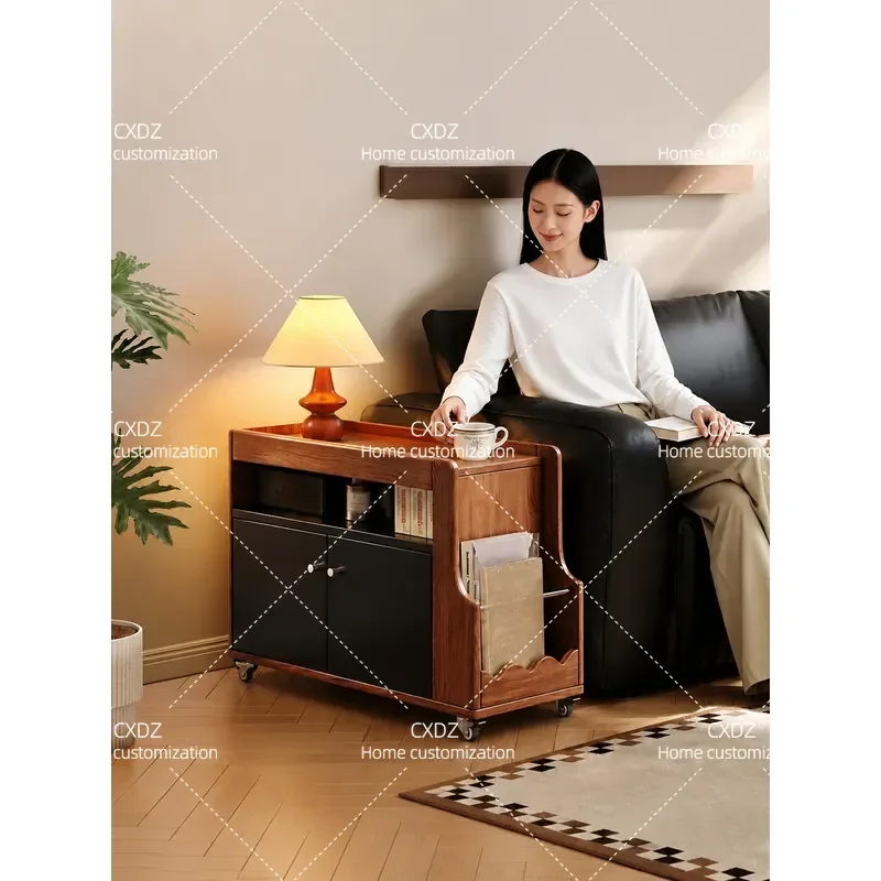 Medieval Style Edge Few Removable Sofa Side Cabinet Rack