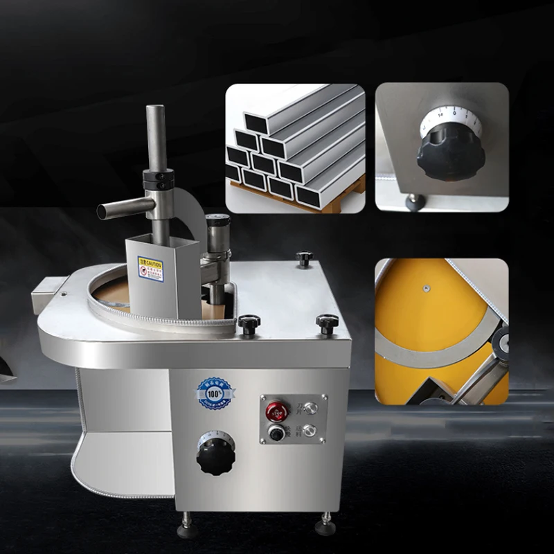 Fresh Meat Slicer Automatic Electirc Adjustable Thickness 220V Fresh Beef And Mutton Frozen Small Stainless Steel Meat Slicer image 4
