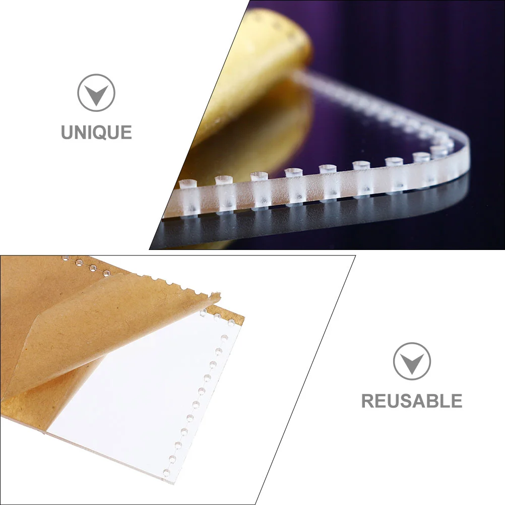 Handmade Goods Drawing Acrylic Short Clip Template Wallet Production Classic Purse Patterns Templates Sewing Tool