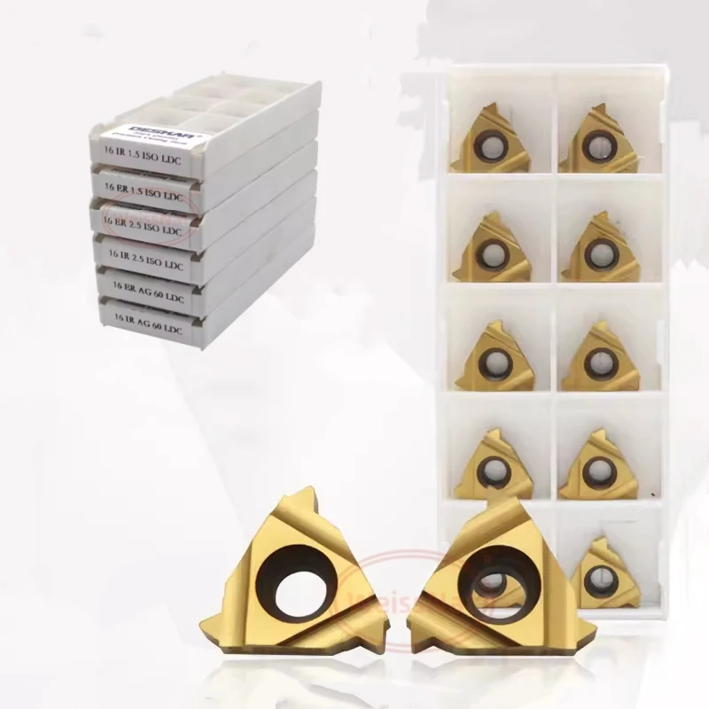 

Твердосплавные пластины DESKAR LDC 16ER8NPT, 16ER11.5NPT, 16ER14NPT, 16IR8NPT, 16IR11.5NPT, 16IR14NPT, 16ER, 16IR