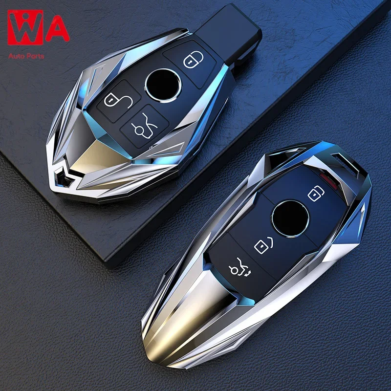 

Car Key Fob Case Cover Protector Suitable For Mercedes Benz E C Class W204 W212 W176 GLC CLA GLA Car Accessories