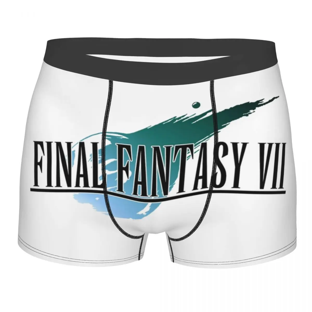 Men's Final Fantasy VII FF7 Boxer Shorts Panties Soft Underwear Funny Video Games Homme Funny S-XXL Underpants