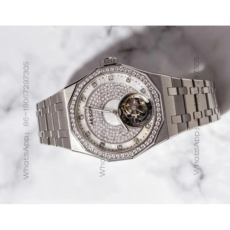 Gypsy Star Diamond Fashion Luxury Tourbillon Mechanical Men's Watch 7088