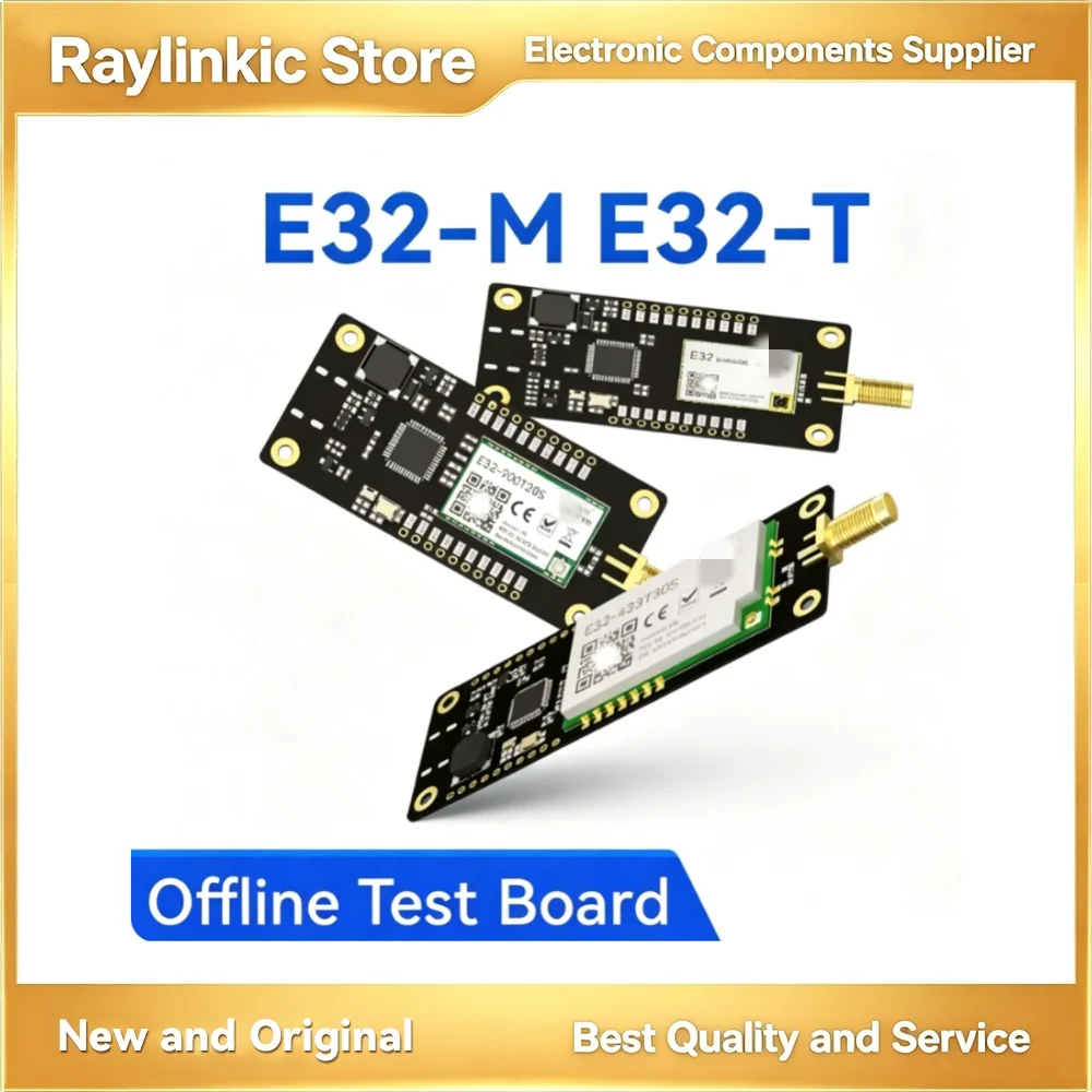 LoRa Offline Test Board OLED Screen EBYTE E32-900TBL-SC E32-900TBH-SC Long Range RF Transceiver Test Kit Soldered LoRa Module