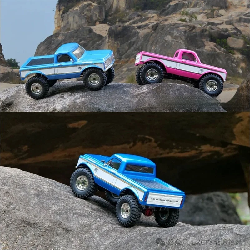 136100PRO 1:10 Brushless Carbon Fiber FOC Simulate Climbing Car Four-Wheel Drive Remote Control RC Model Off-Road Vehicle