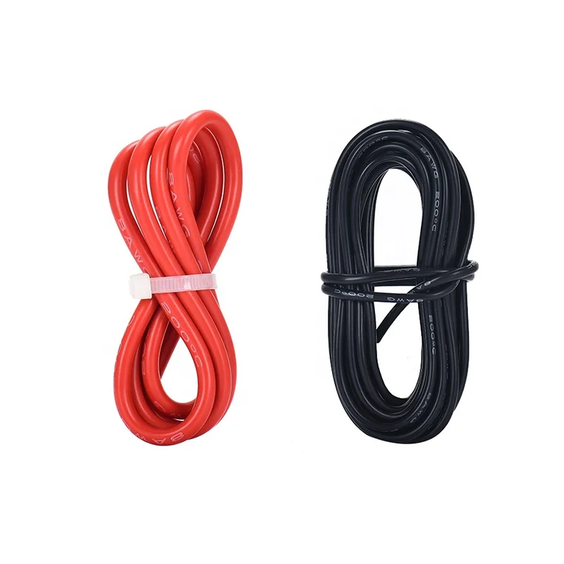 10PCS 8AWG Filo di Silicone RC Motore ESC Lipo Batteria Auto Inverter Flessibile 0.08mm Cavi Elettrici In Rame Stagnato Conduttore Solido R