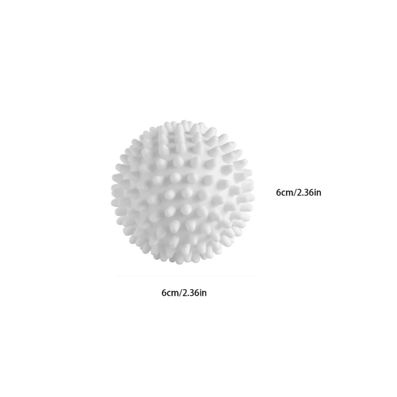 Anti Winding Laundry Ball Circular Pure White Magic Cleaning Drum Washing Machine For Dirt Removal And  Knotting