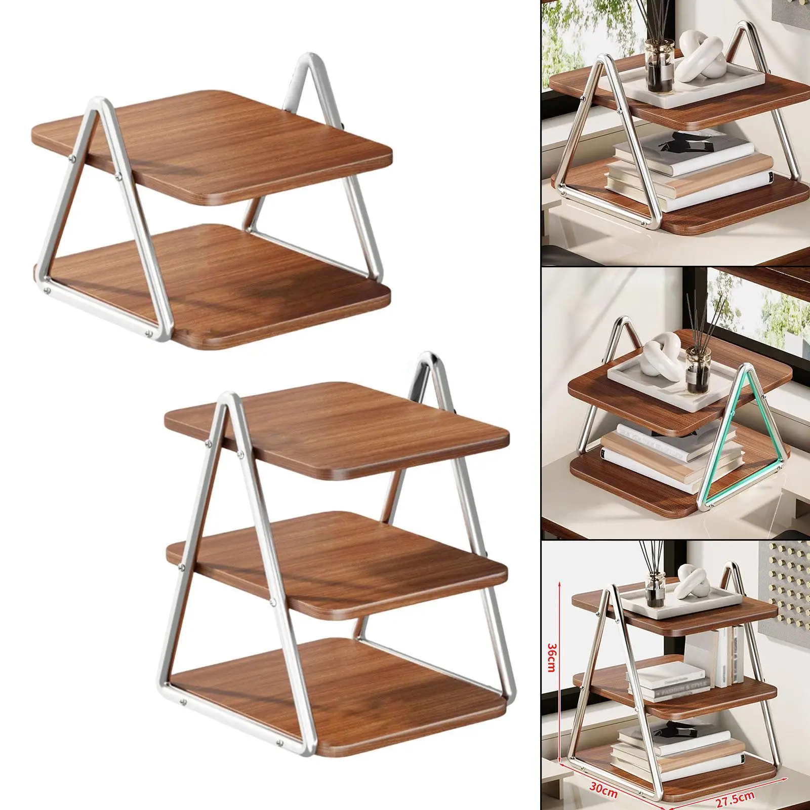 

Desktop Organizer Rack Magazine Holder Bookshelf Bathroom Decor Perfume Tray for Desk School Living Room Bathroom Household