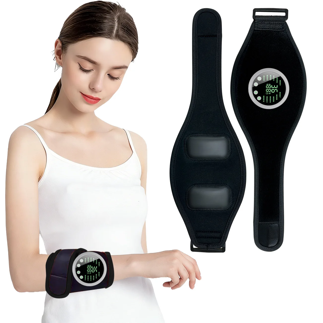 

Intelligent EMS pulse arm massager 12-mode 36-gear power display pulse arm and leg massage