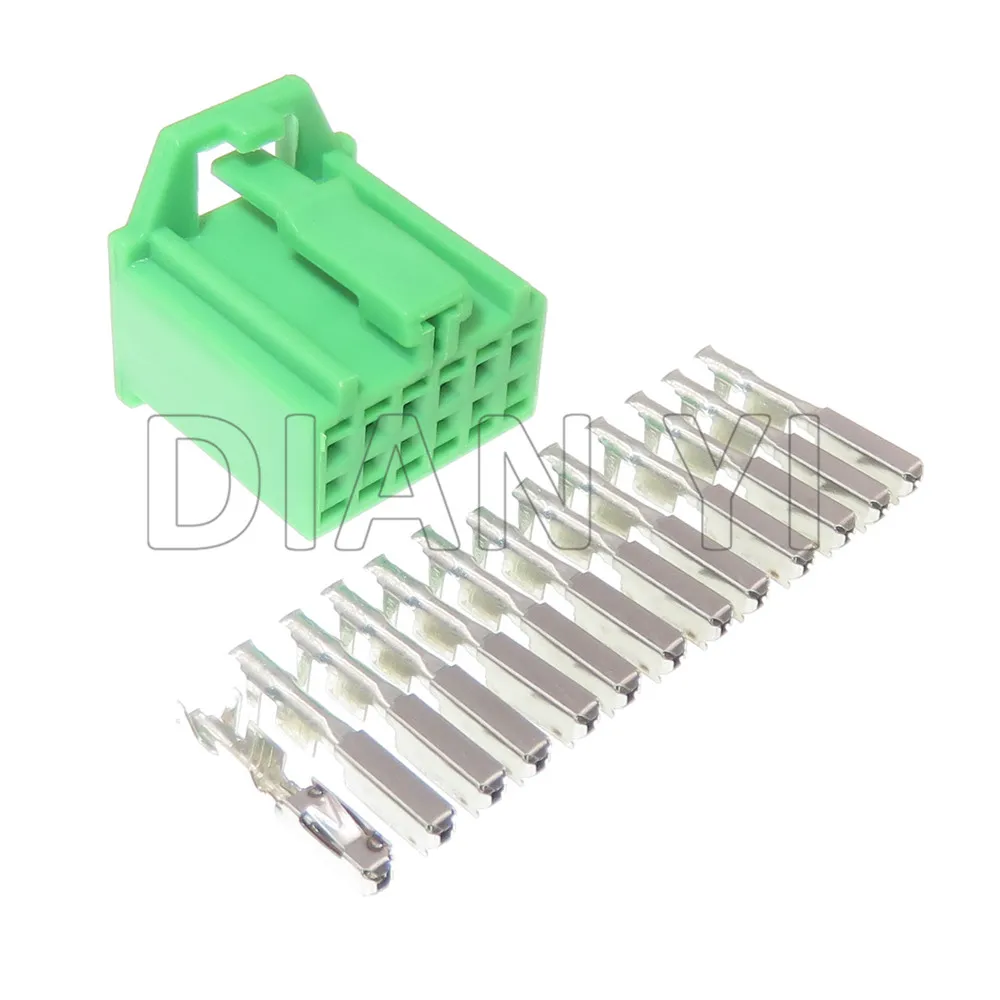 1 Set 12 Way Car Unsealed Connector AC Assembly For Benz 0.6 Series Auto Rearview Mirror Atmosphere Lamp Electric Wiring Plug