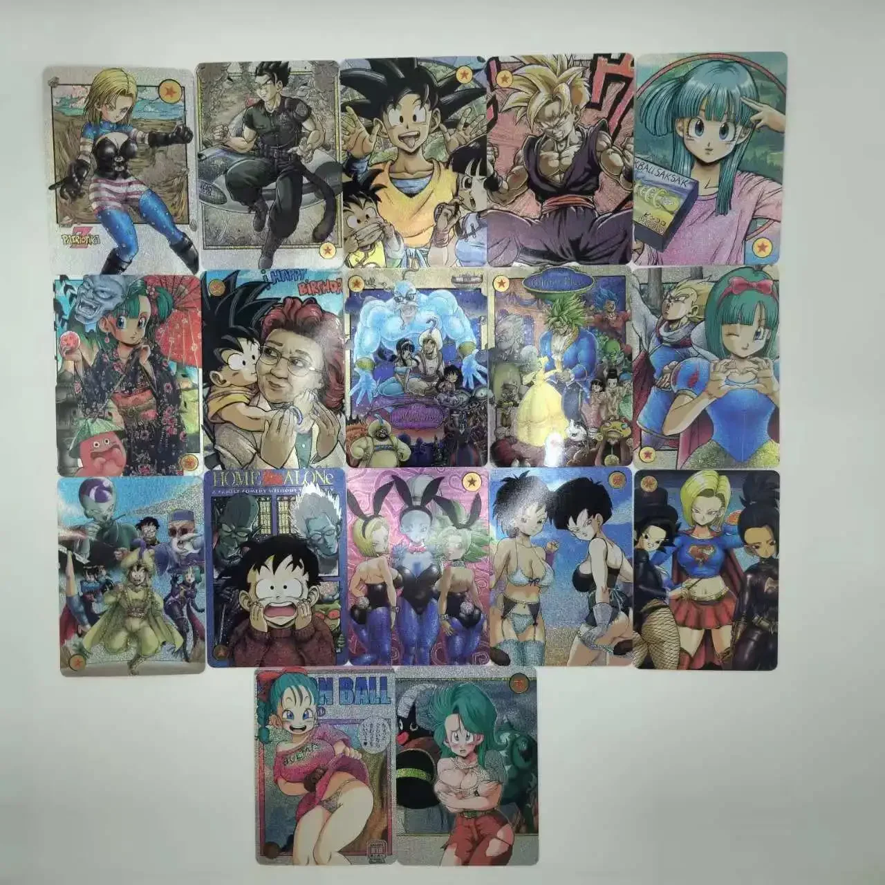 DIY Dragon Ball Son Goku Android 18 Chichi Classic Card Flash Card Anime Peripheral Game Collection Card Holiday Gift