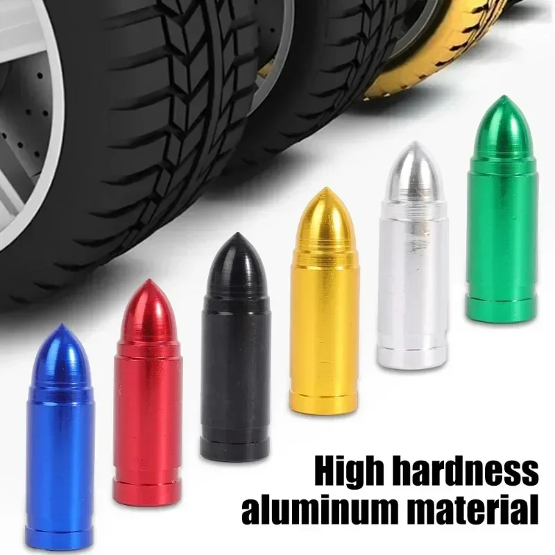 8Pcs Car Tire Valve Caps Universal Antirust Automobile Motorcycle Bike Car Wheel Multicolor Tyre Tire Valve Stem Cap Accessories