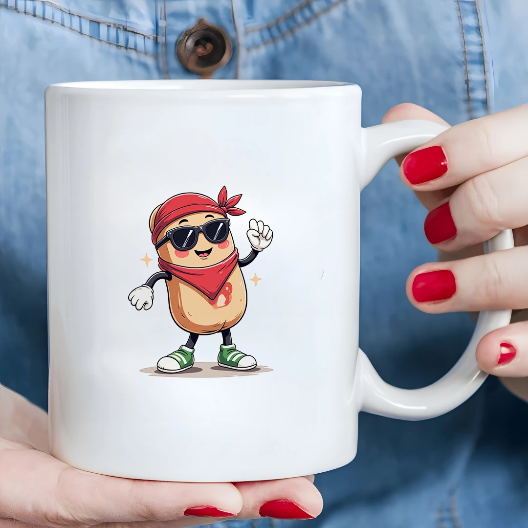 

Cartoon Potato Smile Mug 11OZ Kids Cold & Hot Drink Cup Christmas Gift Family & Office Cup