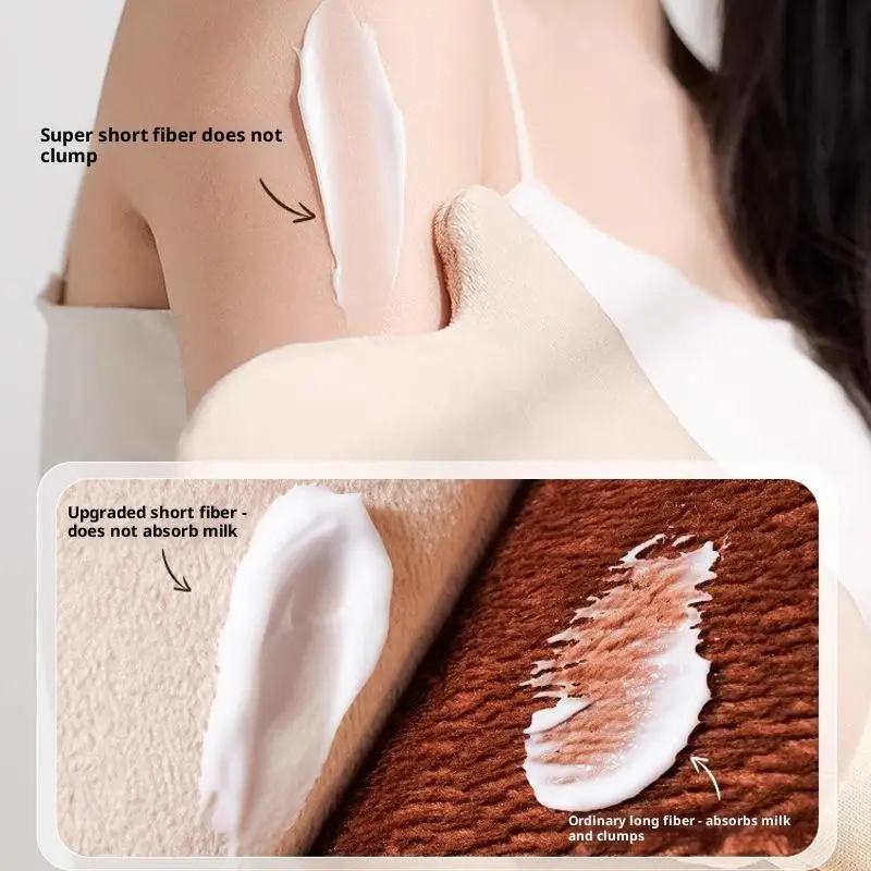 Gant de Lotion pour le corps, gant autobronzant Double face, empêche les mains collantes, applicateur de flocage à séchage rapide, applicateur de maquillage