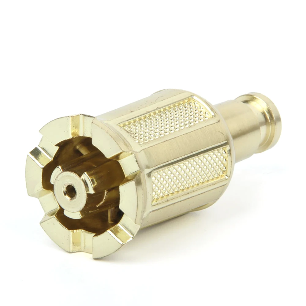 High Precision CNC Lathe Machined Brass Parts Custom Knurling Brass Fitting OEM Turning Copper Mechanical Component