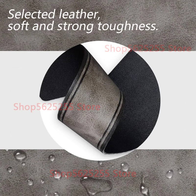 For GAC Trumpchi EMKOO Car Door Slot Pad Cup Coaster pad leather Car Interior Decoration Modification Protective Accessories