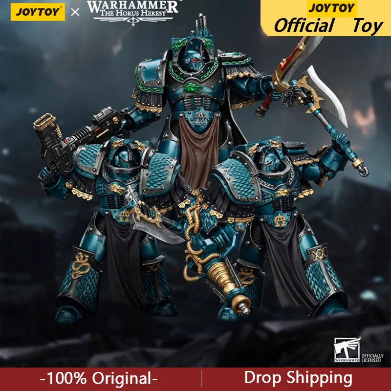 [متوفر] JOYTOY Warhammer 30K 1/18 عمل الشكل ألفا فيلق Lernaean المنهي 3 قطعة نموذج عسكري أنيمي