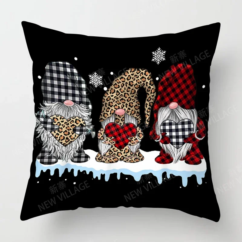 Christmas series pillowcases sofas cushion covers  home decor can be customized for holiday celebrations 40x40 50x50 60x60 35x35