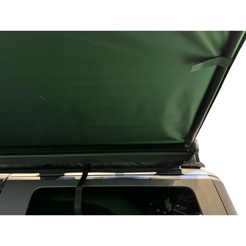 Electric Outdoor Car Tent with PVC Fabric Providing Shade and Rain Protection