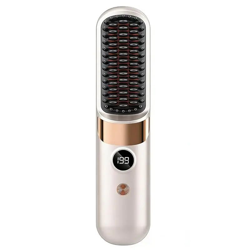 【EASTER DAY】Portable Straight Hair Comb Adjustable Heat Straight Hair Comb Straight Hair Comb LED Display