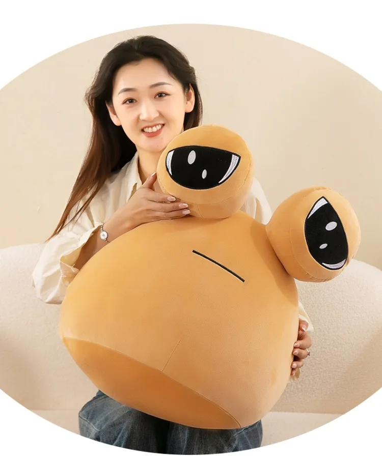 10-40 cm Hot Game My Pet Alien Pou Plüschtier Furdiburb Emotion Alien Stofftier Sofakissen Puppe Black Friday Geschenk für Mädchen – Detail 17