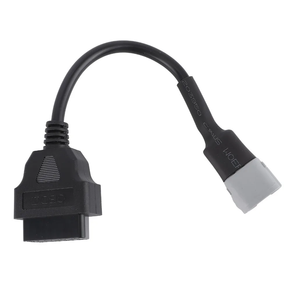 ABS OBD2 Diagnostic Adapter Plug & Play Mini Lightweight OBDII Adapter Harness 6 Pin to 16 Pin Diagnostic Cable Harness