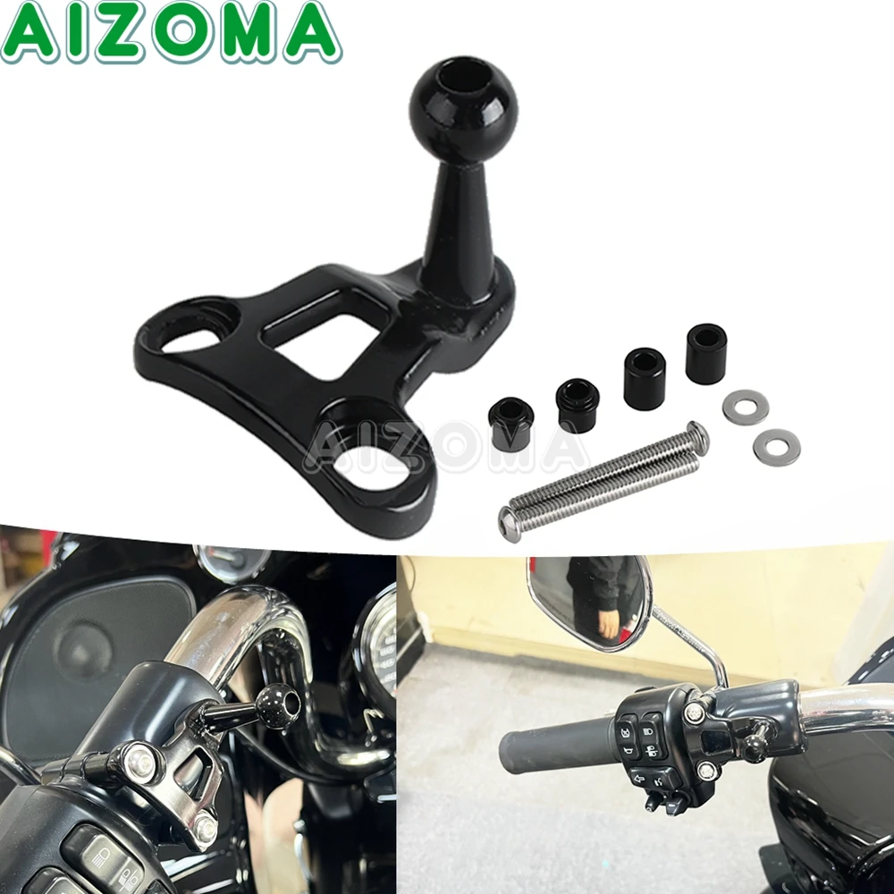 Motorcycle Phone Handlebar Holder Bracket For Harley Road Glide FLTRK FLTRX ST S SE Handle Bar Mount Ball-Tipped Accessory 15-23