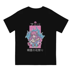 Y2K AHRI Spirit Blossom T- Men League Of Legends LOL Game Novelty Cotton Tees O Neck Short Sleeve T Shirt Party Clothes